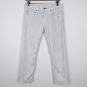 Rag & Bone The Dre Ankle Slim White Denim